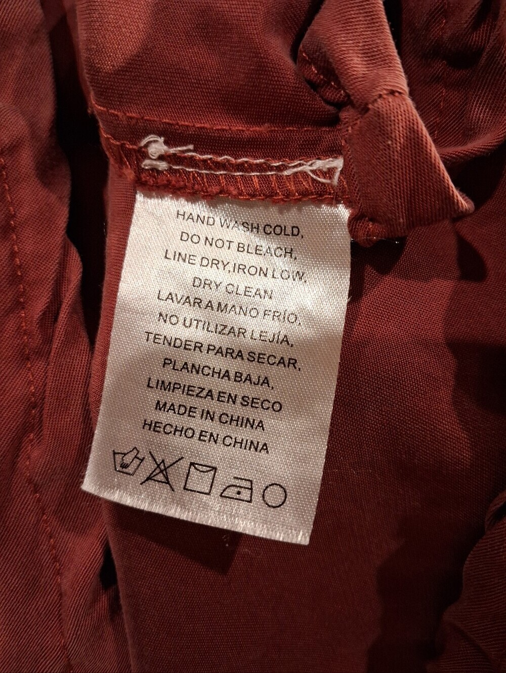 Emory Park Size S Utility Punk Rust Colored Midi Skirt - Picture 5 of 6